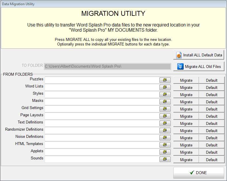 Data Migration Utility